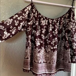 Off the shoulder top
